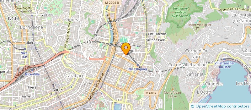 localisation de l'entreprise SCI LAURA à NICE