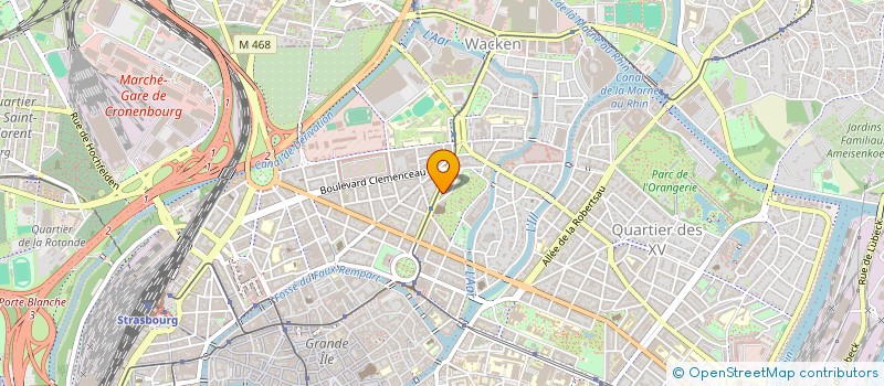 localisation de l'entreprise SCI LAURA à STRASBOURG