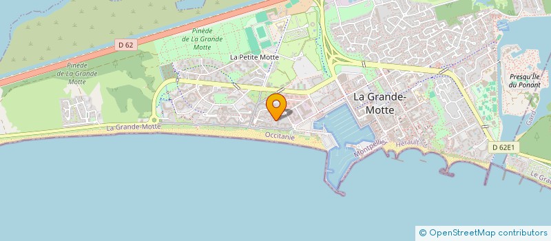 localisation de l'entreprise SCI LAURA  LA GRANDE-MOTTE