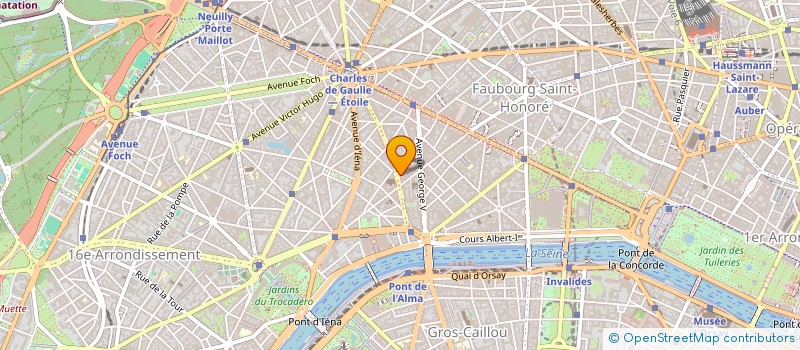 localisation de l'entreprise SCI LAURA  PARIS