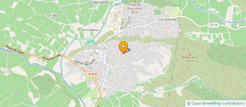 localisation de l'entreprise SCI LAURA  PIERREFEU-DU-VAR