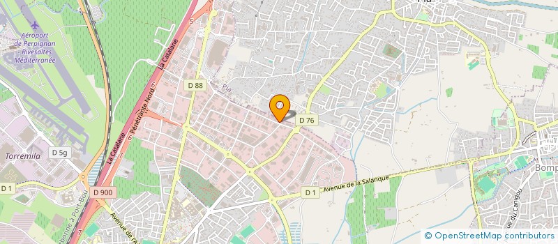 localisation de l'entreprise SCI LAURA à PERPIGNAN