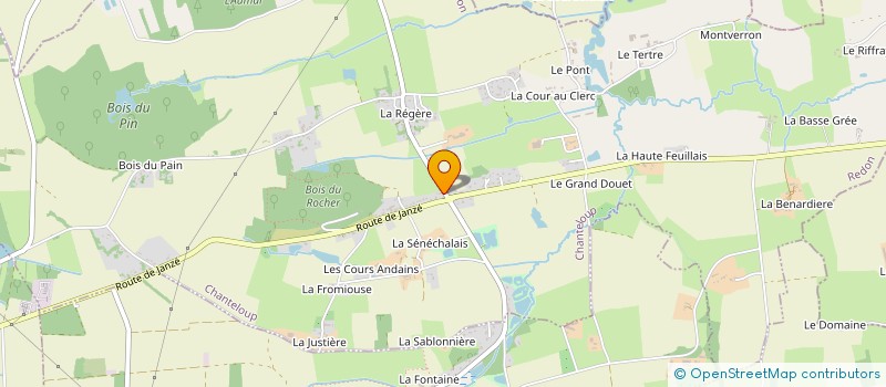 localisation de l'entreprise SCI LAURA  CHANTELOUP