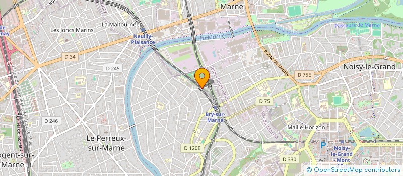 localisation de l'entreprise SCI LAURA à BRY-SUR-MARNE
