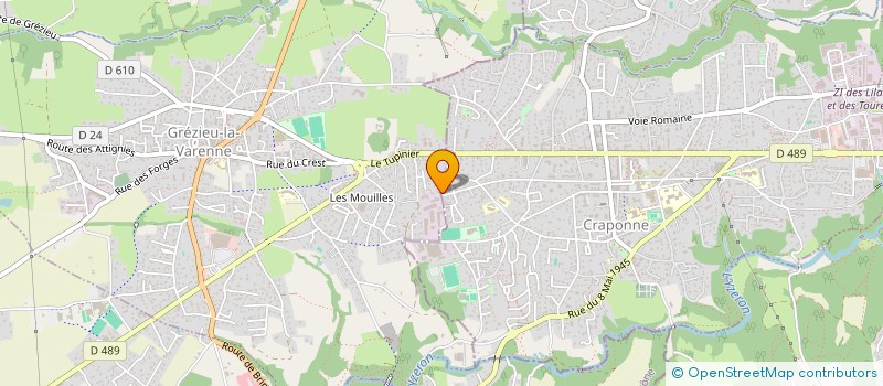 localisation de l'entreprise SCI LAURA  GREZIEU-LA-VARENNE