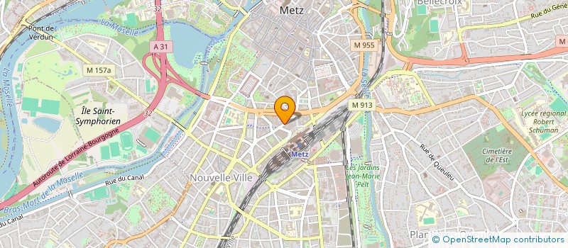 localisation de l'entreprise SCI LAURA  METZ