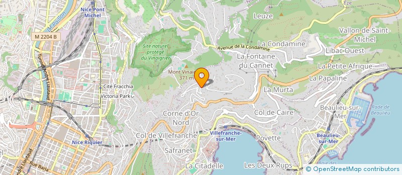 localisation de l'entreprise SCI LAURA à VILLEFRANCHE-SUR-MER