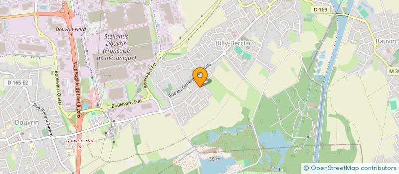 localisation de l'entreprise SCI LAURA  BILLY-BERCLAU