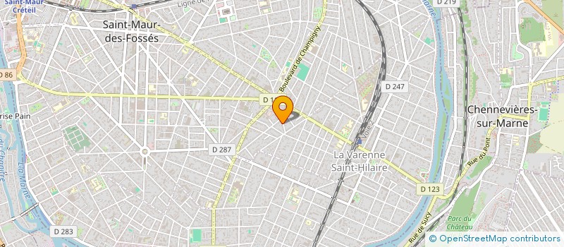 localisation de l'entreprise SCI LAURA H. à SAINT-MAUR-DES-FOSSES