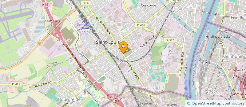 localisation de l'entreprise SCI LAURA INHOFF  SAINT-LOUIS