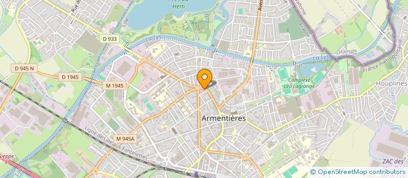 localisation de l'entreprise SCI LAURA PIERRE  ARMENTIERES