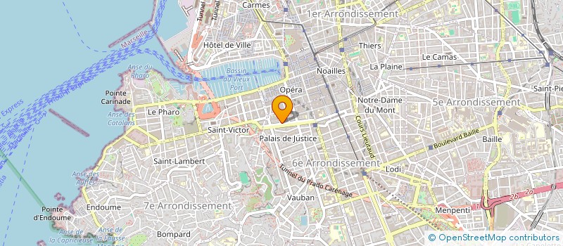 localisation de l'entreprise SCI LAURACAM à MARSEILLE