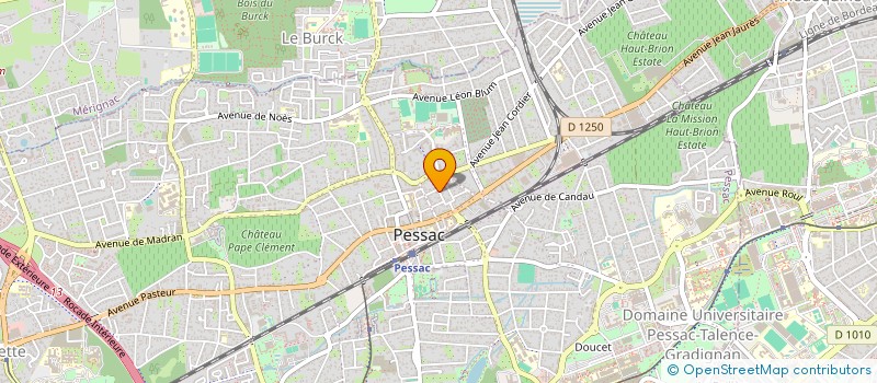 localisation de l'entreprise SCI LAURACTYS  PESSAC