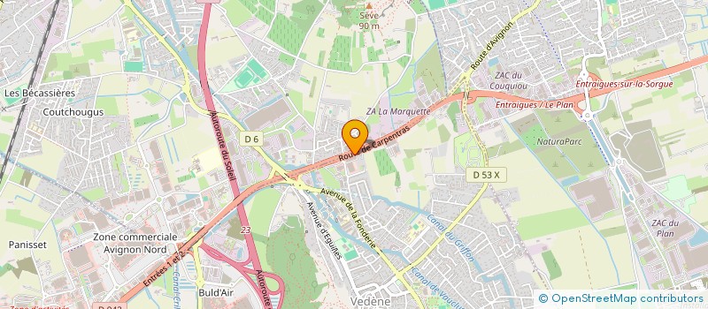 localisation de l'entreprise SCI LAURADAYA  VEDENE