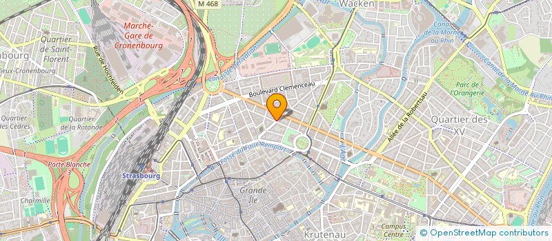 localisation de l'entreprise SCI LAURAL à STRASBOURG
