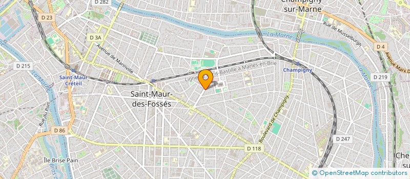 localisation de l'entreprise SCI LAURALBEN à SAINT-MAUR-DES-FOSSES