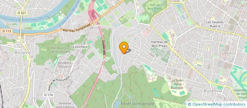 localisation de l'entreprise SCI LAURALESS à RUEIL-MALMAISON