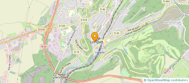 localisation de l'entreprise SCI LAURALEX à LONGWY