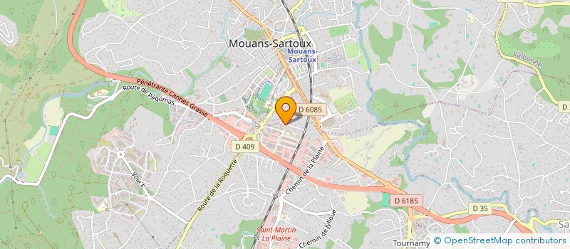 localisation de l'entreprise SCI LAURALEX à MOUGINS