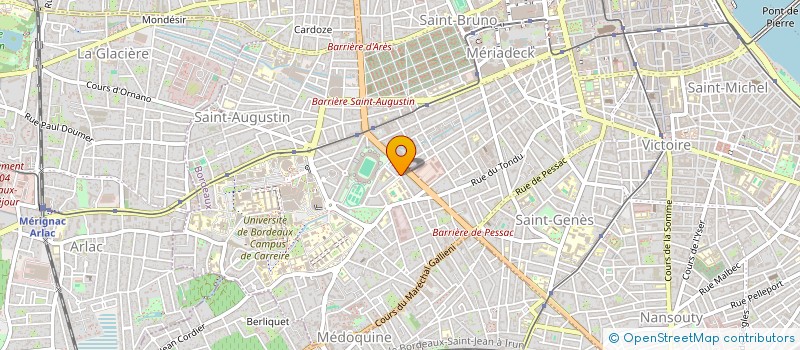 localisation de l'entreprise SCI LAURALGUANNE  BORDEAUX