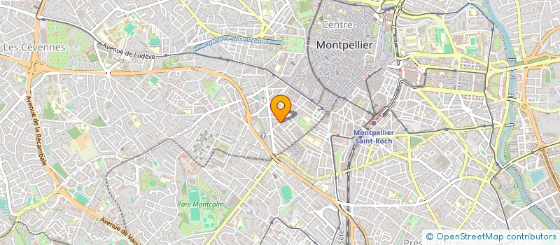 localisation de l'entreprise SCI LAURAMA à MONTPELLIER