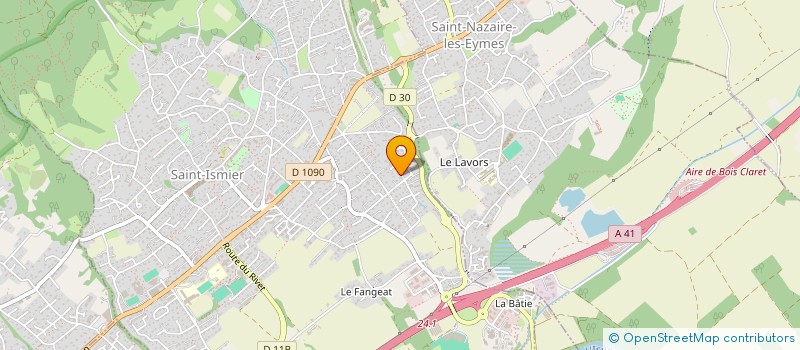 localisation de l'entreprise SCI LAURAN à SAINT-ISMIER