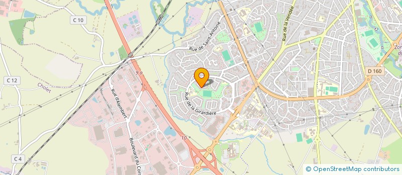 localisation de l'entreprise SCI LAURANA à CHOLET