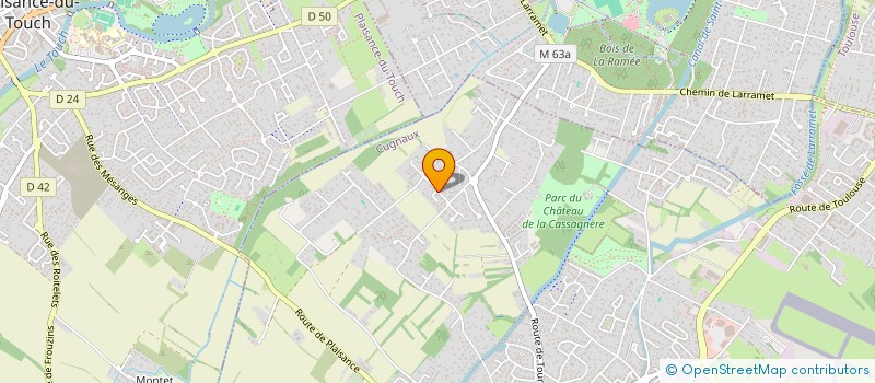 localisation de l'entreprise SCI LAURANA  CUGNAUX