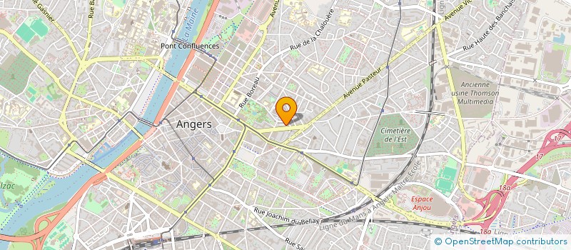 localisation de l'entreprise SCI LAURANAIS à ANGERS