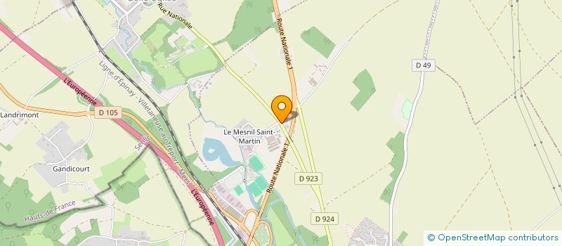 localisation de l'entreprise SCI LAURANCE  CHAMBLY