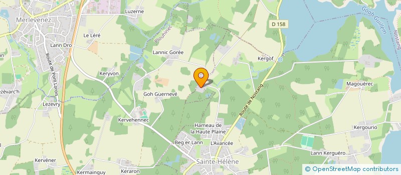 localisation de l'entreprise SCI LAURANIE  SAINTE-HELENE