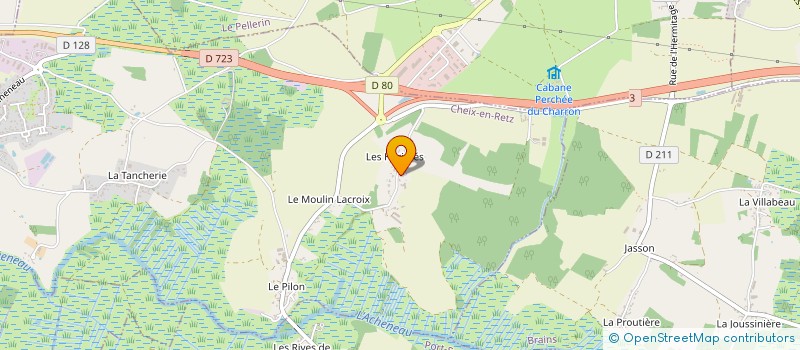 localisation de l'entreprise SCI LAURANNA  CHEIX-EN-RETZ