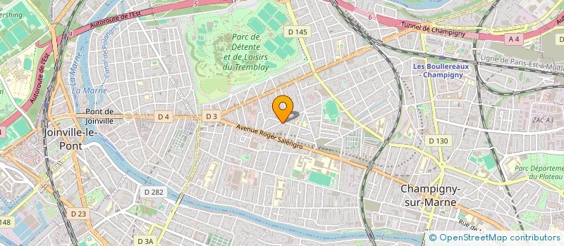 localisation de l'entreprise SCI LAURANNA  CHAMPIGNY-SUR-MARNE