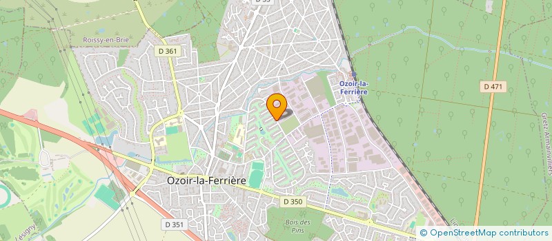 localisation de l'entreprise SCI LAURANNE  OZOIR-LA-FERRIERE