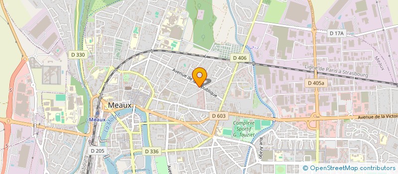 localisation de l'entreprise SCI LAURANNE II à MEAUX