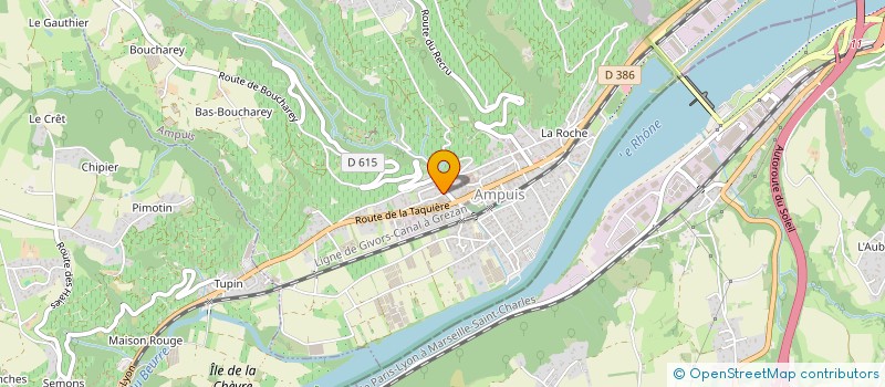 localisation de l'entreprise SCI LAURANNIE  AMPUIS