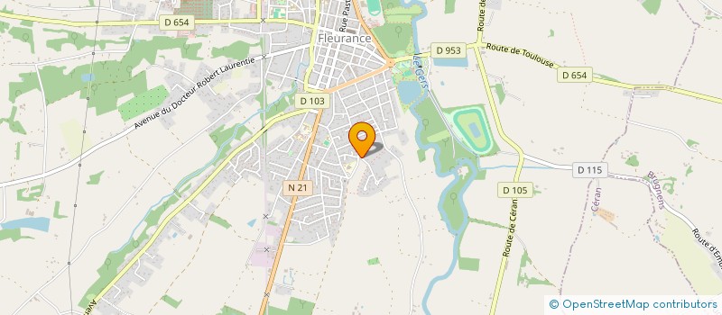 localisation de l'entreprise SCI LAURANTH  FLEURANCE