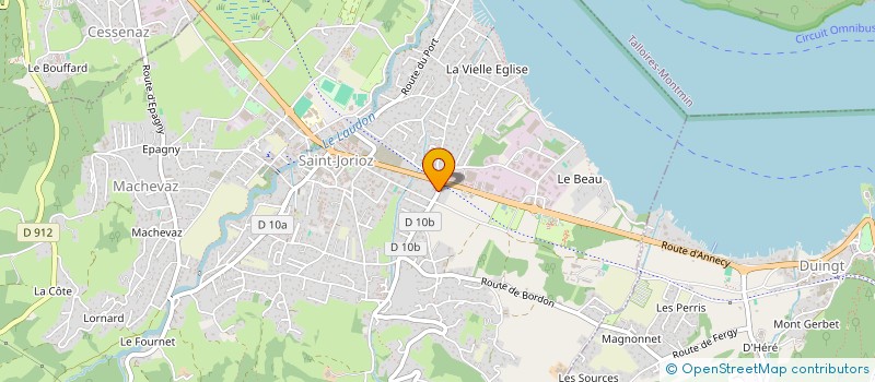 localisation de l'entreprise SCI LAURAPHI à SAINT-JORIOZ