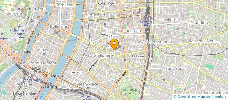 localisation de l'entreprise SCI LAURAT  LYON