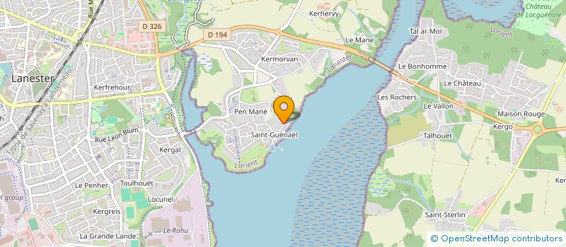 localisation de l'entreprise SCI LAURAVENIR  LANESTER