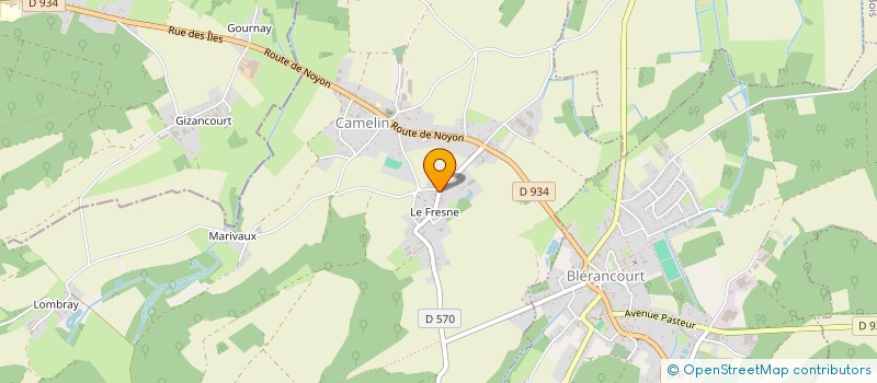 localisation de l'entreprise SCI LAURAZIA  CAMELIN