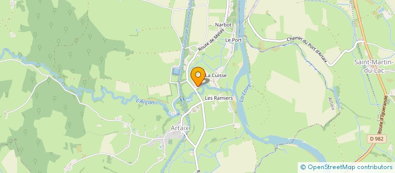 localisation de l'entreprise SCI LAURBAS  ARTAIX