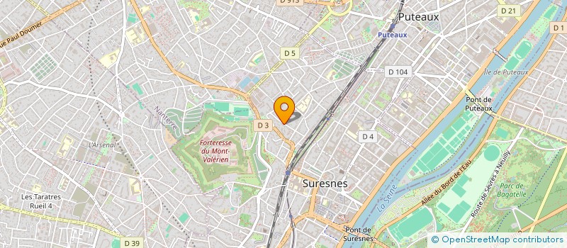 localisation de l'entreprise SCI LAURCA à SURESNES