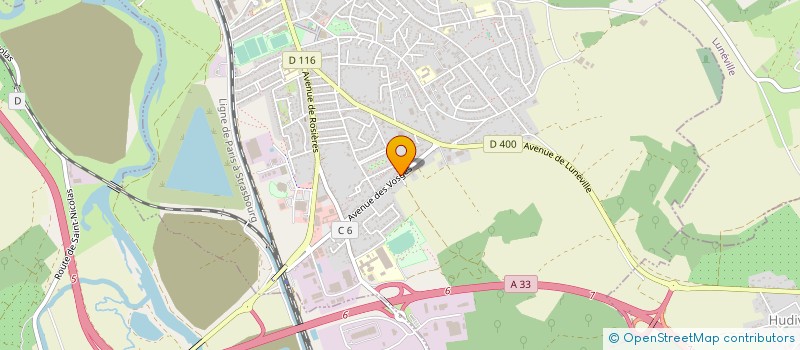 localisation de l'entreprise SCI LAURCLEM  DOMBASLE-SUR-MEURTHE