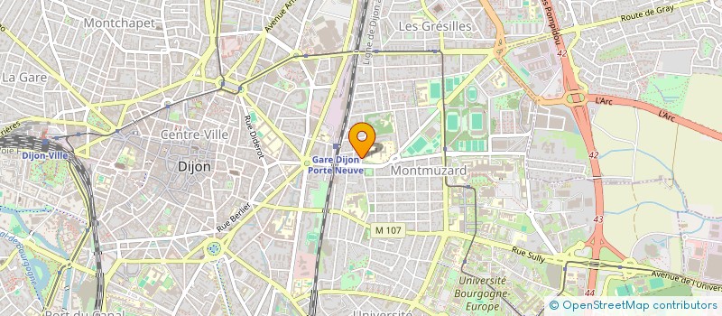 localisation de l'entreprise SCI LAURE à DIJON