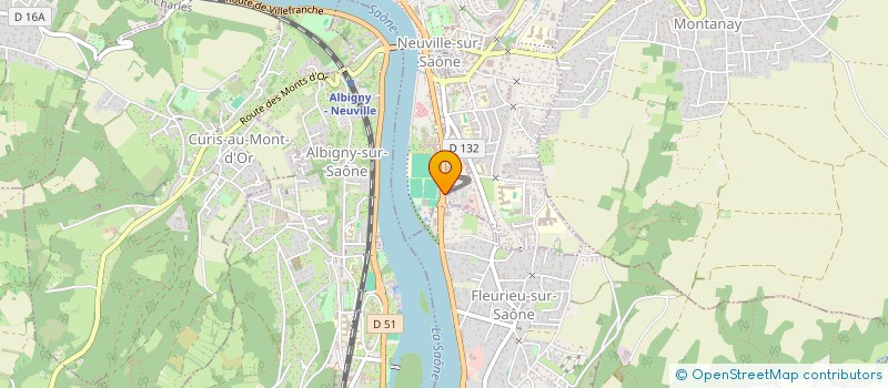 localisation de l'entreprise SCI LAURE  FLEURIEU-SUR-SAONE