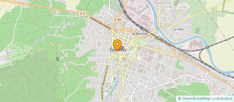 localisation de l'entreprise SCI LAURE à EPERNAY