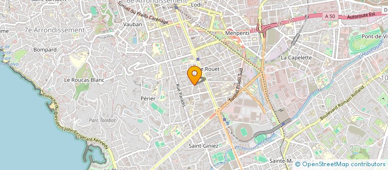 localisation de l'entreprise SCI LAURE à MARSEILLE