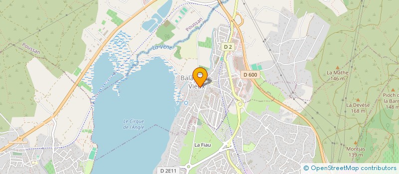 localisation de l'entreprise SCI LAURE  BALARUC-LE-VIEUX