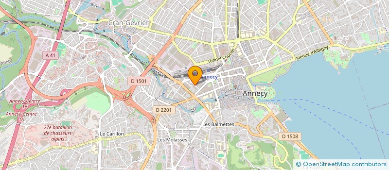 localisation de l'entreprise SCI LAURE à ANNECY